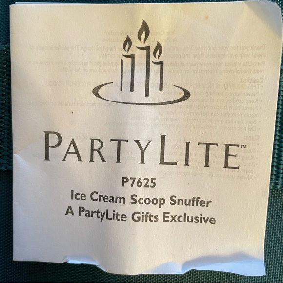 PartyLite Ice Cream Scoop Snuffer (retired) - Picture 2 of 5